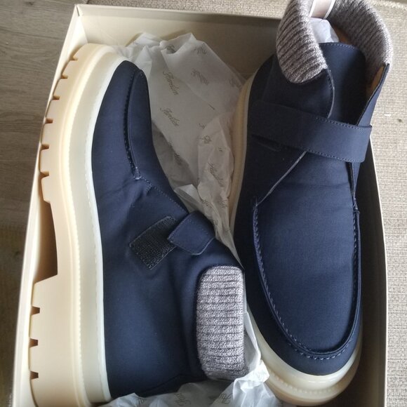 Aurelien Navy Men's Hiking Boots - Size 12 - Picture 3 of 5